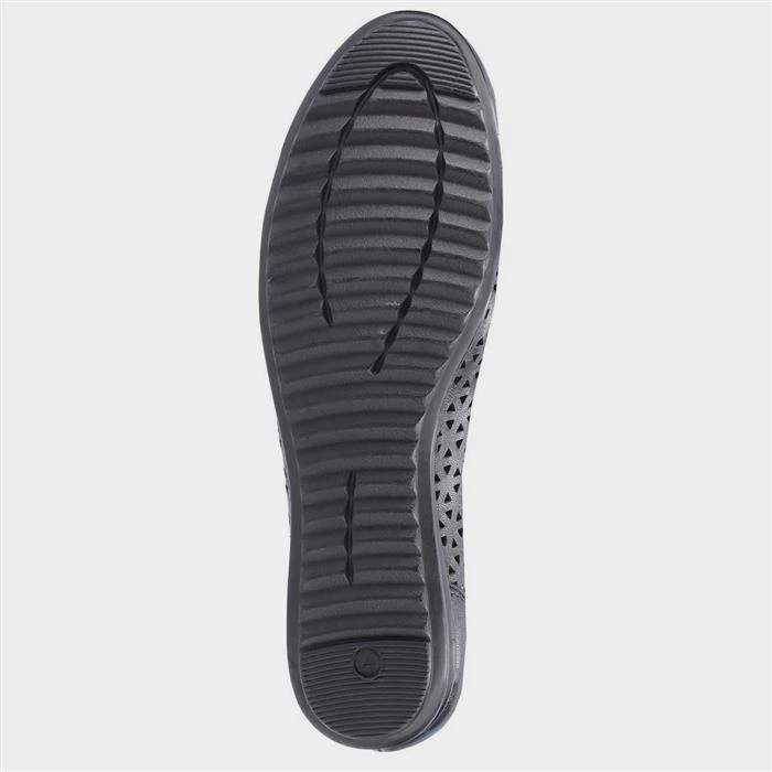 Hush Puppies Leah Womens Black Ballerina Shoe 5 Hush Puppies Leah Womens Black Ballerina Shoe - Image 3