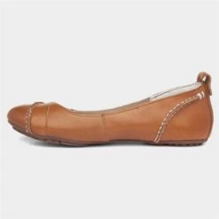 Hush Puppies Janessa Womens Tan Ballerina -Footpatrol Shop 120025 2 L03.20230728000300
