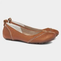 Hush Puppies Janessa Womens Tan Ballerina -Footpatrol Shop 120025 2 L06.20230728000300