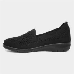 Cushion Walk Leanne Womens Black Shoe -Footpatrol Shop 120038 2 L03.20230717000044