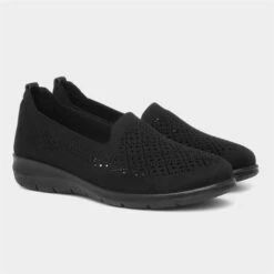 Cushion Walk Leanne Womens Black Shoe -Footpatrol Shop 120038 2 L06.20230717000044