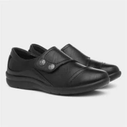Cushion Walk Rebecca Womens Black Shoe -Footpatrol Shop 120137 2 L06.20230718000249