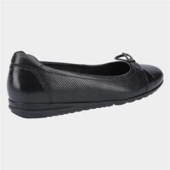 Hush Puppies Jolene Womens Black Leather Shoe -Footpatrol Shop 120141 3 L03.20230119000027