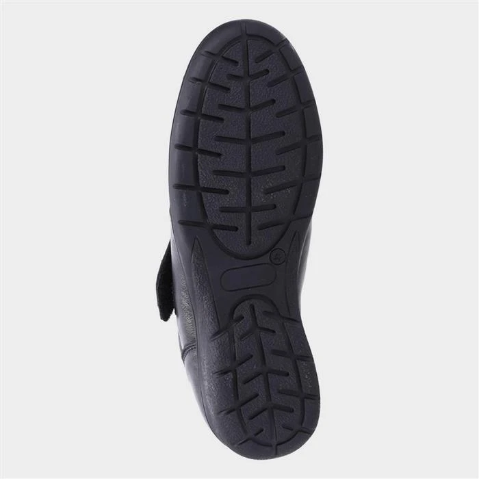 Cotswold Cranham Womens Black Leather Shoe 5 Cotswold Cranham Womens Black Leather Shoe - Image 3