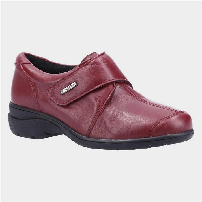 Cotswold Cranham Womens Red Leather Shoe 3 Cotswold Cranham Womens Red Leather Shoe