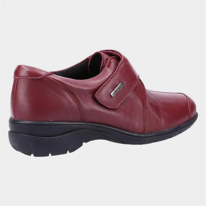 Cotswold Cranham Womens Red Leather Shoe 4 Cotswold Cranham Womens Red Leather Shoe - Image 2