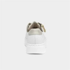 Rieker Womens White And Gold Lace Up Shoe -Footpatrol Shop 120247 2 L04.20221215000245