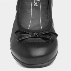 Jana Softline Womens Black Ballerina Shoe -Footpatrol Shop 120253 2 L05.20230515000150