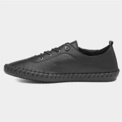 Lunar St. Ives Womens Black Leather Shoe -Footpatrol Shop 120293 2 L03.20230516000203