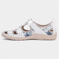 Free Spirit Cleveland Womens White Floral Shoe -Footpatrol Shop 120295 2 L03.20230526000221