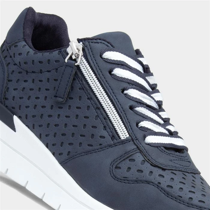 Lilley & Skinner Field Womens Navy Casual Trainer 6 Lilley & Skinner Field Womens Navy Casual Trainer - Image 4
