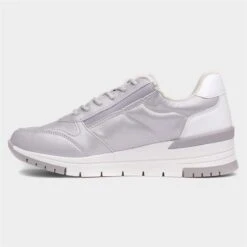 Lilley & Skinner Court Womens Silver Trainers -Footpatrol Shop 120305 2 L03.20230320000132