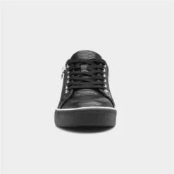 Lilley & Skinner Gym Womens Black Snake Print Shoe