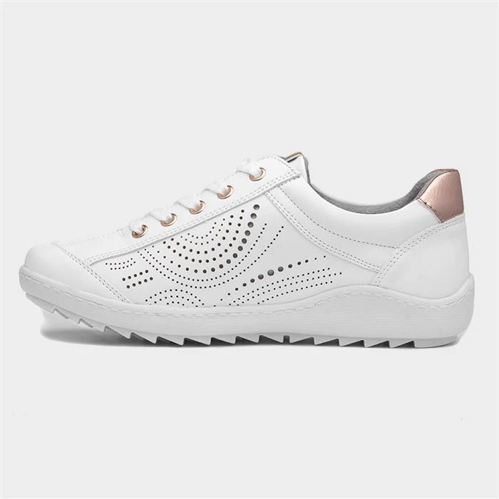 Lunar Marcia Womens White Casual Shoe 4 Lunar Marcia Womens White Casual Shoe - Image 2