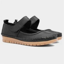 Lotus Tai Womens Black Leather Casual Shoe -Footpatrol Shop 120338 2 L06.20230523000204