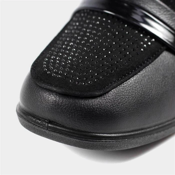 Lunar Esther Womens Black Diamante Slip On Shoe 5 Lunar Esther Womens Black Diamante Slip On Shoe - Image 3