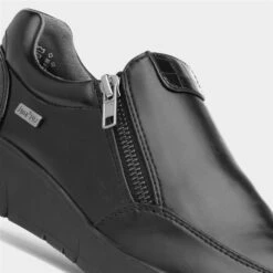 Jana Softline Womens Black Zip Up Shoes -Footpatrol Shop 120388 2 L05.20230731000246