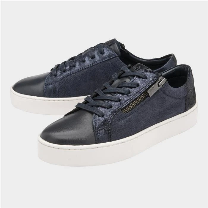 Lotus Sky Womens Navy Leather Casual Trainer 3 Lotus Sky Womens Navy Leather Casual Trainer