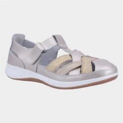 Fleet & Foster Hayley Womens Grey Suede Shoe