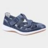 Fleet & Foster Hayley Womens Blue Suede Shoe -Footpatrol Shop 120444 3 L02.20230412000451