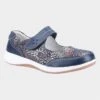 Fleet & Foster Laura Womens Blue Suede Shoe -Footpatrol Shop 120445 3 L02.20230412000049