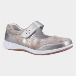Fleet & Foster Laura Womens Metallic Suede Shoe