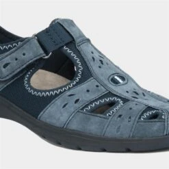 Free Spirit Cleveland Womens Blue Suede Shoes -Footpatrol Shop 120459 2 L05.20230418000359