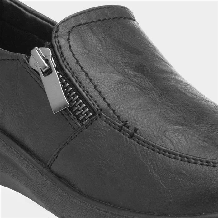 Cushion Walk Jacky Womens Black Slip On Shoe 6 Cushion Walk Jacky Womens Black Slip On Shoe - Image 4