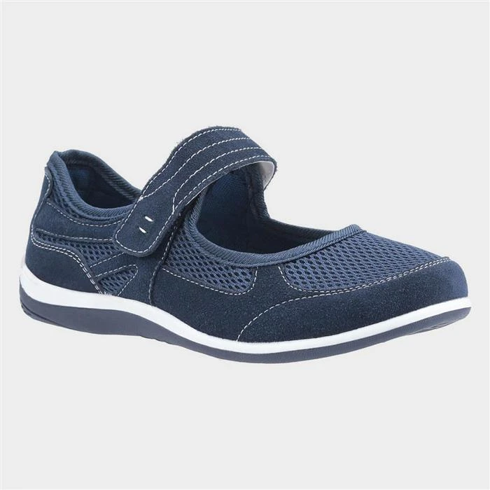 Fleet & Foster Morgan Womens Navy Leather Shoe 3 Fleet & Foster Morgan Womens Navy Leather Shoe