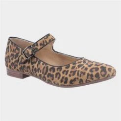 Hush Puppies Melissa Womens Leopard Print Shoe