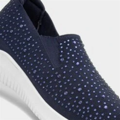 Lilley Womens Navy Diamante Slip On Shoe -Footpatrol Shop 125098 2 L05.20230816000117