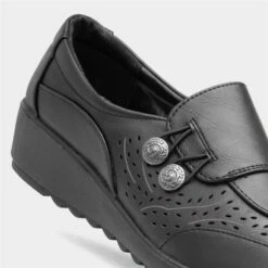 Cushion Walk Emily Womens Black Shoe -Footpatrol Shop 128075 2 L05.20230804000215