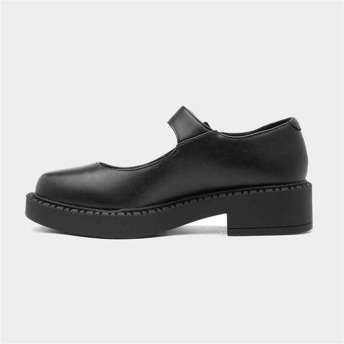 Heart Mia Womens Black Mary Jane Shoe 4 Heart Mia Womens Black Mary Jane Shoe - Image 2