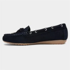 Topway Womens Navy Suede Loafer 8 Topway Womens Navy Suede Loafer -Footpatrol Shop 128108 2 L03.20230720000142