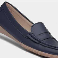 Topway Womens Navy Leather Loafer 10 Topway Womens Navy Leather Loafer -Footpatrol Shop 128113 2 L05.20230627000328