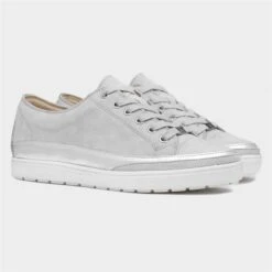 Caprice Artic Womens Grey Leather Shoe -Footpatrol Shop 128129 2 L06.20230616000142