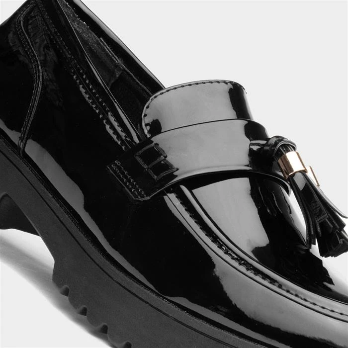 Truffle Angela Womens Black Patent Loafers 6 Truffle Angela Womens Black Patent Loafers - Image 4