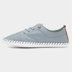 Lunar St Ives Womens Grey Leather Shoe -Footpatrol Shop 130018 2 L03.20230508000304