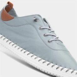 Lunar St Ives Womens Grey Leather Shoe -Footpatrol Shop 130018 2 L05.20230508000305