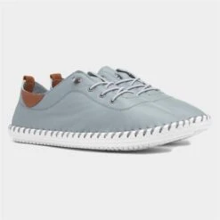 Lunar St Ives Womens Grey Leather Shoe -Footpatrol Shop 130018 2 L06.20230508000305