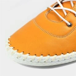 Lunar St Ives Tangerine Womens Orange Leather Shoe -Footpatrol Shop 130021 3 L04.20220629000337