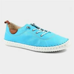 Lunar St Ives Womens Turquoise Leather Shoe 6 Lunar St Ives Womens Turquoise Leather Shoe -Footpatrol Shop 130022 3 L03.20220629000338