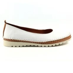 Lunar Dove Womens White Leather Pump Shoe