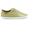 Lunar St Ives Womens Khaki Green Leather Shoe -Footpatrol Shop 130044 3 L02.20230217000234