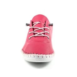 Lunar St Ives Womens Raspberry Pink Leather Shoe -Footpatrol Shop 130045 3 L04.20230310000207