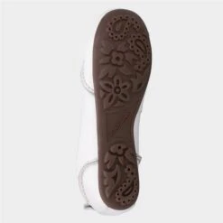 Hush Puppies Janessa Womens White Ballerina -Footpatrol Shop 130048 3 L04.20230410000203