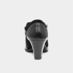 Comfort Plus Carlotta Womens Black Leather Shoe -Footpatrol Shop 140005 2 L04.20220824000313