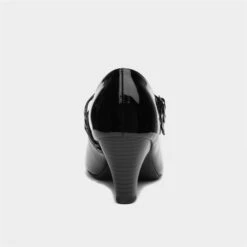 Lilley Violet Womens Black Patent Strap Court Shoe -Footpatrol Shop 140006 2 L04.20230126000140