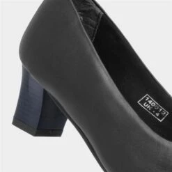 Comfort Plus Karla Womens Black Leather Shoe -Footpatrol Shop 140012 2 L05.20220913000053