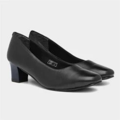 Comfort Plus Karla Womens Black Leather Shoe -Footpatrol Shop 140012 2 L06.20220913000053